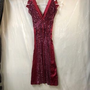 Saja 100% Silk Sequins Gown